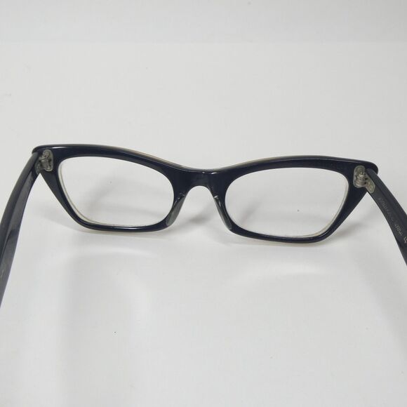 Bausch & Lomb 4-5 1/4 Vintage Cat Eye Glasses Frames Cateye MCM 1960s - Picture 7 of 13